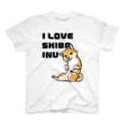 真希ナルセ（マキナル）のI LOVE SHIBAINU スタンダードTシャツ