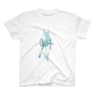 へびもぐらストアーの金棒とOni子ちゃん(水色) スタンダードTシャツ