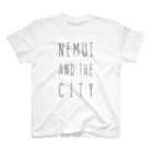 OFUZAKEのNEMUI AND THE CITY_BLACK スタンダードTシャツ
