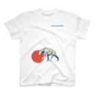 どうぶつのホネ、ときどきキョウリュウ。のブチハイエナのホネ スタンダードTシャツ