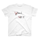 More want Rock!のWhat's Up!? RED Regular Fit T-Shirt