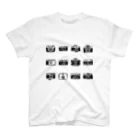 *citrineの12camera（黒） スタンダードTシャツ