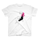 MarikoYamaguchiのROSSO ribbon  スタンダードTシャツ