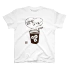 刻々珈琲の愛すコーヒー＜グラス＞ポジ Regular Fit T-Shirt
