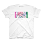 きゃらあいの怒りと嘆きの楽園-pink × green スタンダードTシャツ