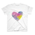 色音色のTシャツ屋さん ironeiro  T-shirt ShopのPink Heart  Regular Fit T-Shirt