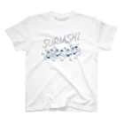 Itsu Horiguchi/ホリグチイツのsuriashi_blue Regular Fit T-Shirt