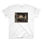 VintageのThree skeletons at the piano スタンダードTシャツ