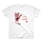 TACAのグッズ売り場のピン君 I LOVE GUITAR スタンダードTシャツ