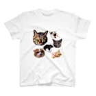 nyanmagemaruのわが家のねこたち Regular Fit T-Shirt