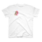 ikimonoのピンクの髪の女 Regular Fit T-Shirt