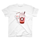 ちゅんすけ（ ●e● ）のちゅんカフェ　苺 スタンダードTシャツ