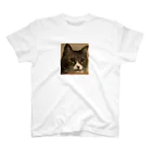 ABUJUNの猫のゴロ君   スタンダードTシャツ