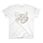 あ めの猫Tシャツ スタンダードTシャツ