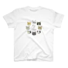 nemunoki paper itemの未来で出逢う猫 Regular Fit T-Shirt