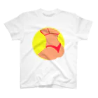 Bawdy_JpのSummer Butt(ネオンイエロー) Regular Fit T-Shirt