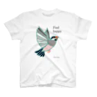 サトウユキエのハッピー文鳥・桜文鳥 スタンダードTシャツ