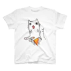 タキヲ＠スタンプ販売「どうぶつくん」のおばけねこ。（どういうこと） Regular Fit T-Shirt