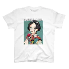 ひろぽん酢の浴衣ガール スタンダードTシャツ