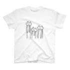 ゆるやかななにかのねこ3 スタンダードTシャツ