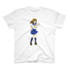 Angelのセーラー服の女の子 スタンダードTシャツ