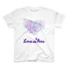 くろギャルのくろギャル love in pain Tシャツ 白 Regular Fit T-Shirt