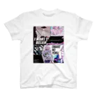 おまけの夜のNight Drive White Regular Fit T-Shirt