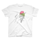 HÖGBRONのGlass_Strawberry+Matcha スタンダードTシャツ