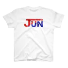 goingandsteadyのJun red and blue Regular Fit T-Shirt