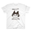 やとりえ-yatorie-のNO CAT NO LIFE スタンダードTシャツ