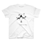 MinatoのBokura no Camp. 黒字 Regular Fit T-Shirt