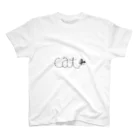 じうにのキリトリ猫 スタンダードTシャツ