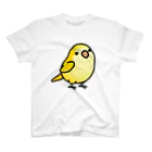 Cody the LovebirdのChubby Bird オキナインコ　イエロー Regular Fit T-Shirt