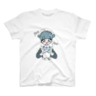 循環性飽食のお団子青メイドちゃん Regular Fit T-Shirt