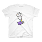 YukiMihashiのネコのおはようロケット スタンダードTシャツ