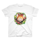 rokoのレッサーパンダB スタンダードTシャツ