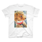 Happy Daysの木漏れ日の中の子犬 スタンダードTシャツ