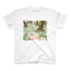 ひつじ好きのみそうギャラリーの羊蓮花と羊精 Regular Fit T-Shirt