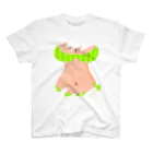 りおたのおっぱいTシャツ(YELLOW GREEN) スタンダードTシャツ