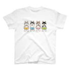  HUS×HUSのおパンツハスキー スタンダードTシャツ