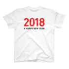 mnのA Happy New Year 2018 スタンダードTシャツ