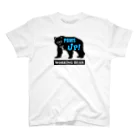 WORKING BEARの【WORKING BEAR】Paws Up! Blue ver スタンダードTシャツ