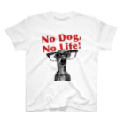 イロハのNo dog,No life! 赤 Regular Fit T-Shirt