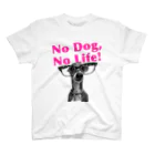 イロハのNo dog,No life! ピンク Regular Fit T-Shirt