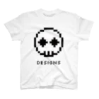 Design Storeのスカル8bit スタンダードTシャツ