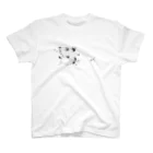 jawsdaysのDIVE DEEP white スタンダードTシャツ