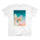 The Art FatherのFox illustrated new design Regular Fit T-Shirt