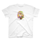 uwotomoの【colorful face】p-medium スタンダードTシャツ