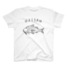 Aliviostaのオジサンの中のオジサン ゆるい魚イラスト 海 釣り 沖縄 おじさん スタンダードTシャツ