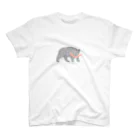 bear loves salmonの木彫りの熊 スタンダードTシャツ